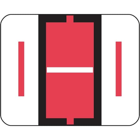 Smead Label, Bccr, Endtab, "I", Pink Pk SMD67079